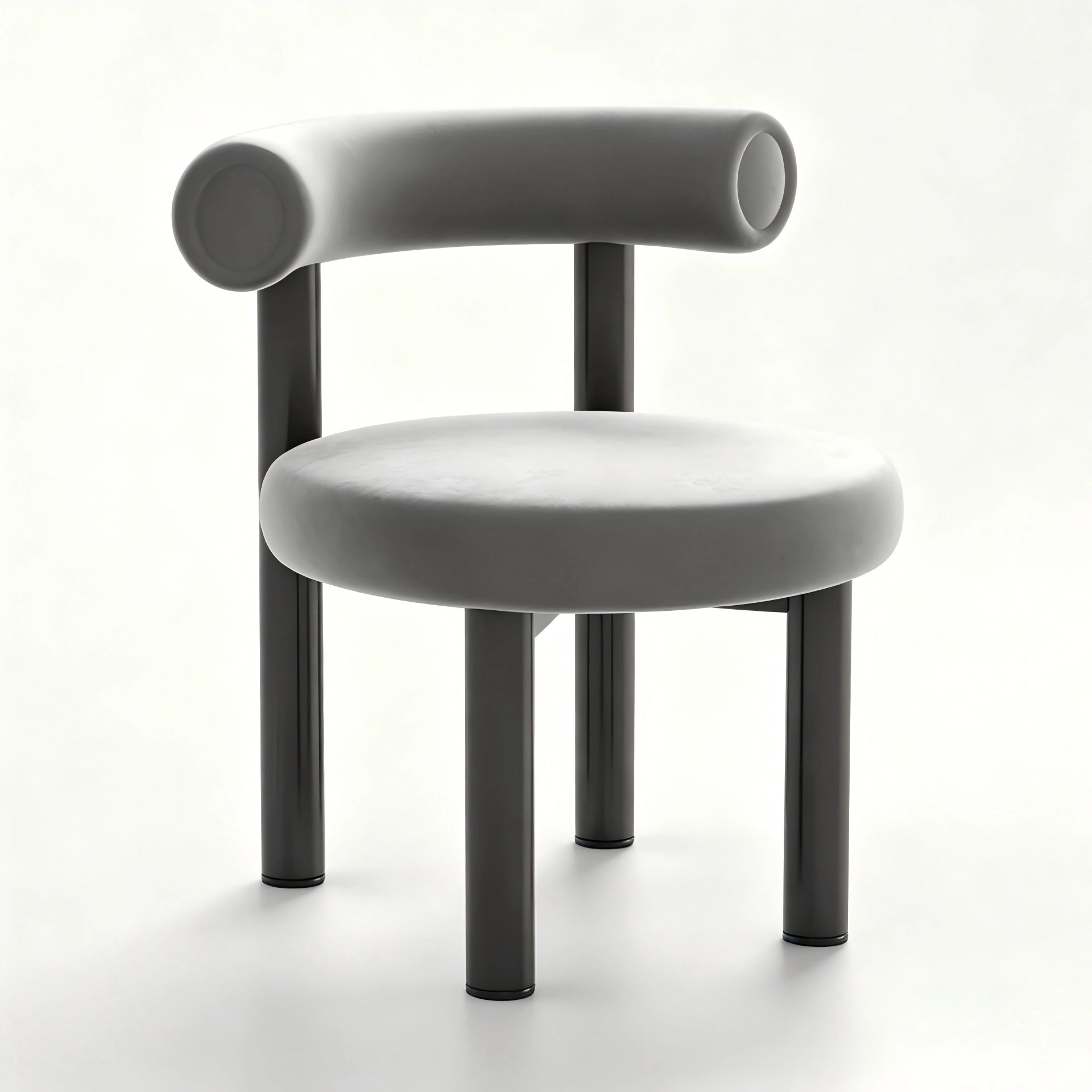 Puwabi X3157 geometric sculptural leisure chair with modern design and smooth surface, ideal for contemporary interior spaces.