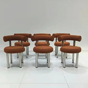 Puwabi X3157 geometric sculptural leisure chair with modern design and smooth finish, ideal for contemporary seating spaces.